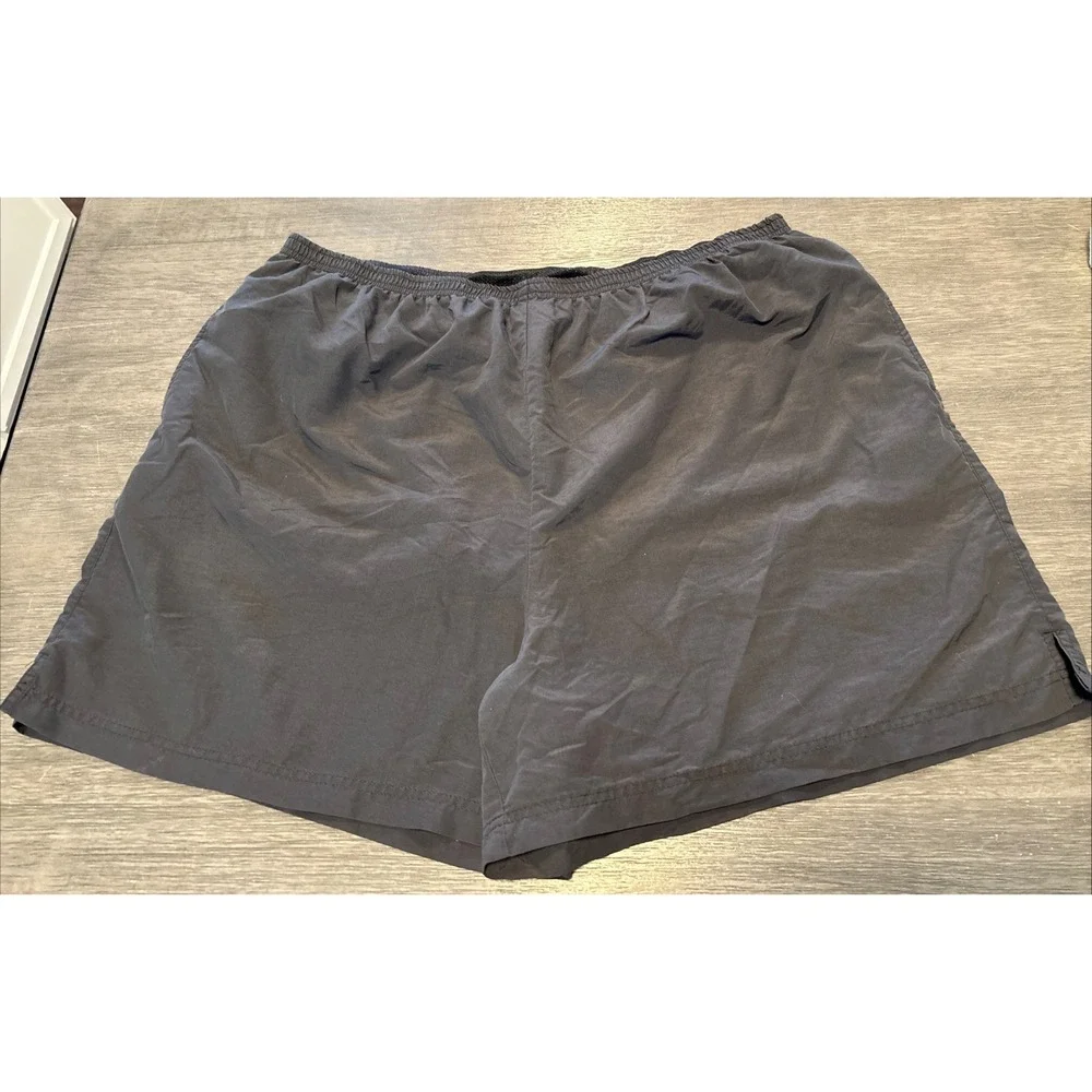 Men's‎ LL Bean 2XL Gray Mesh Lined Swim Trunks Shorts Side Pockets